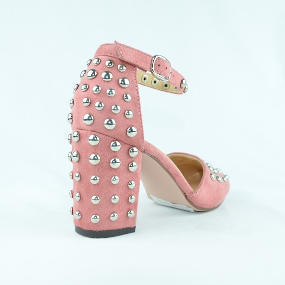 NEW Women's Closed Toe Chunky Heel - Picture 2 of 4